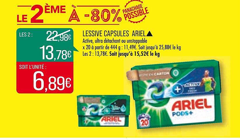 Lessive Capsules Ariel