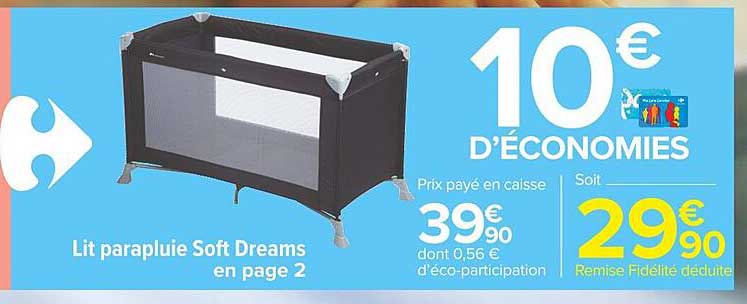 lit parapluie soft dreams