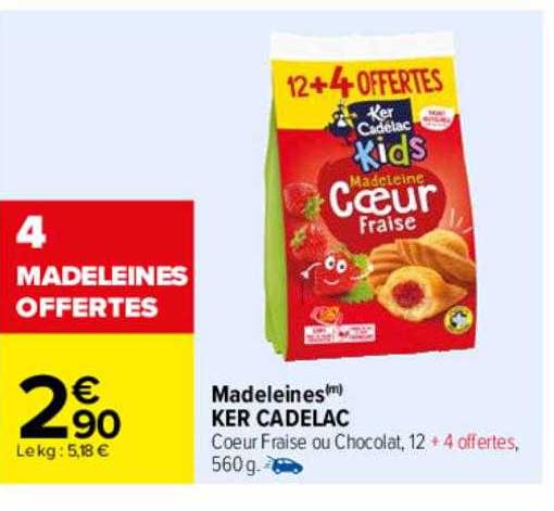madeleines ker cadelac