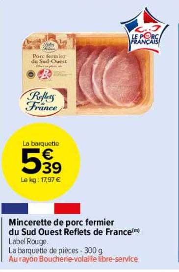 mincerette de porc fermier du sud ouest reflets de france