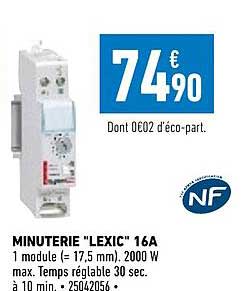 minuterie "lexic" 16a