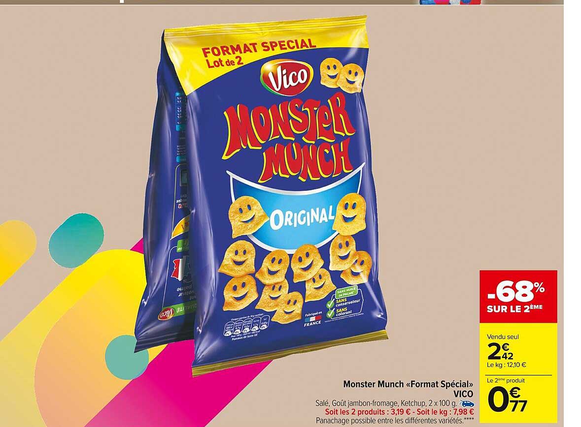 monster munch format special vico