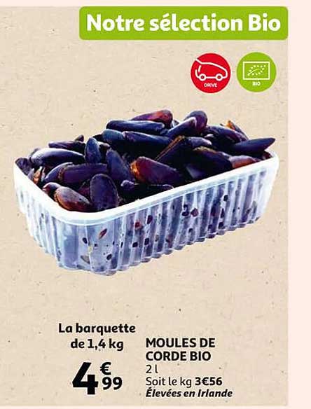 Moules De Corde Bio