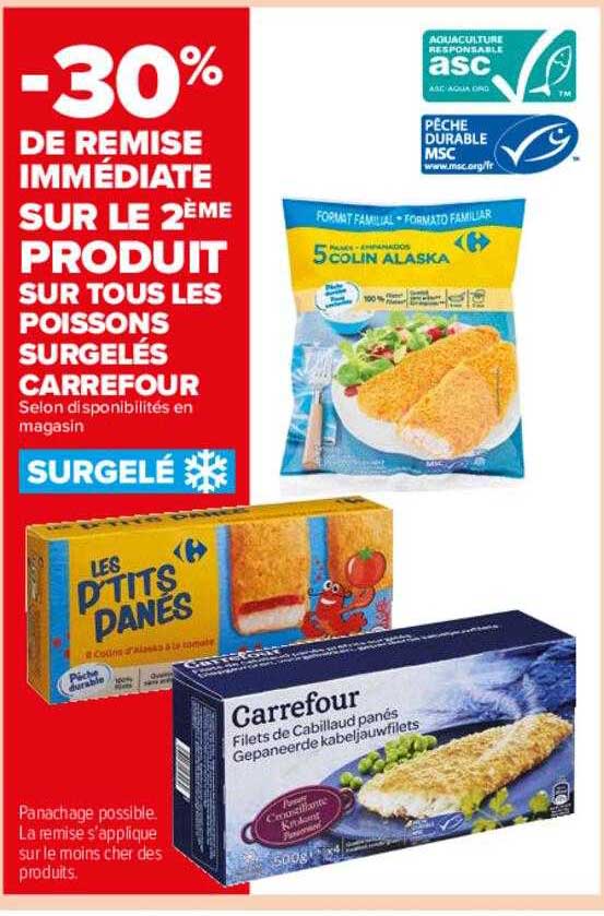Poissons Surgelés Carrefour