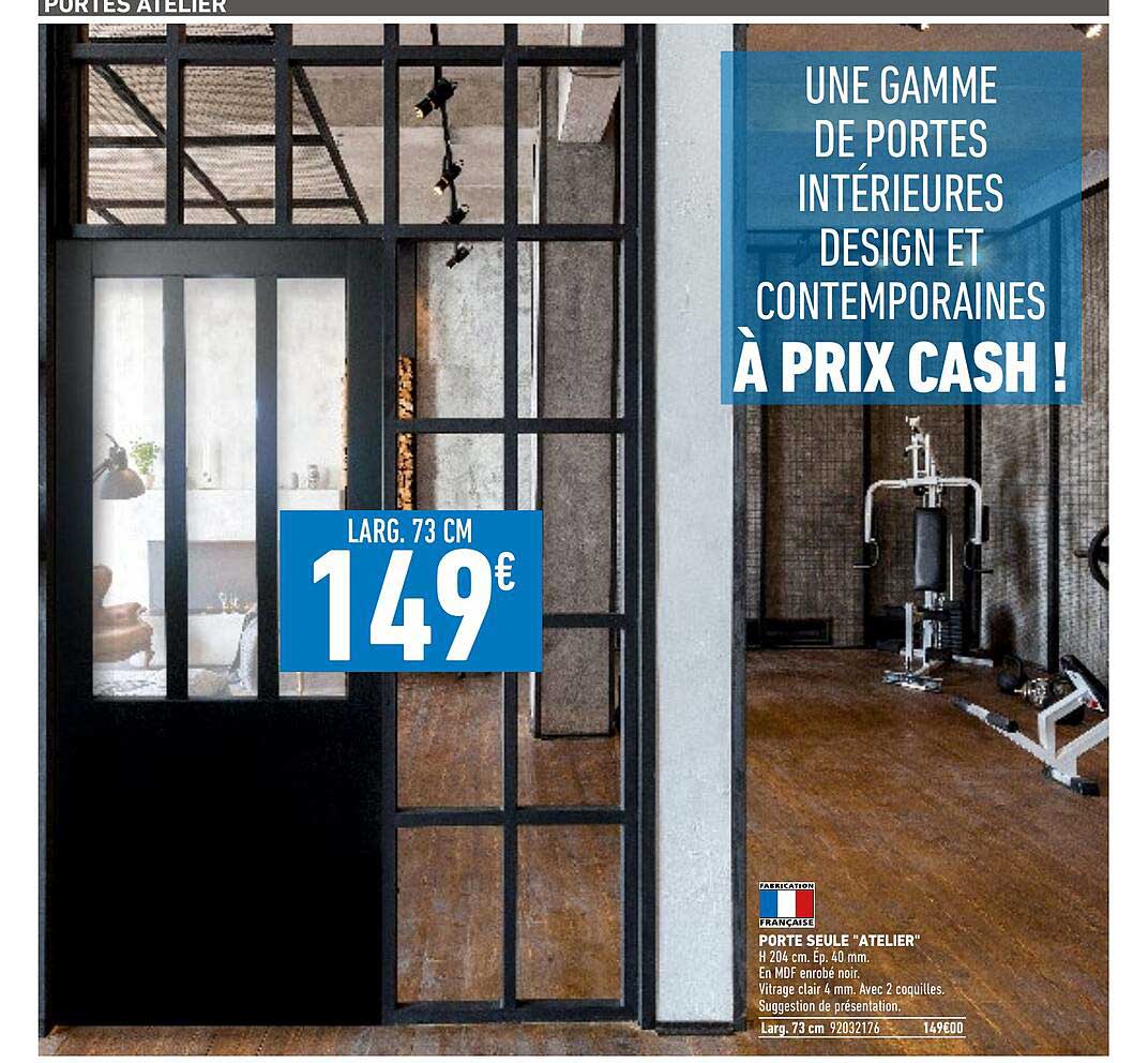 porte seule "atelier"