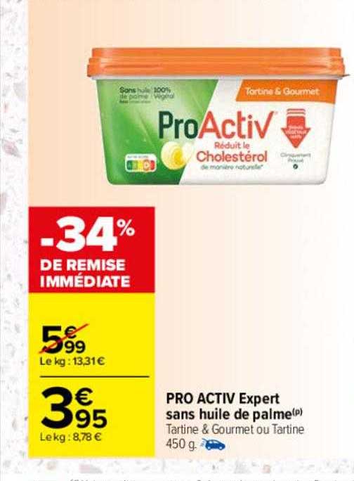 Pro Activ Expert Sans Huile De Palme