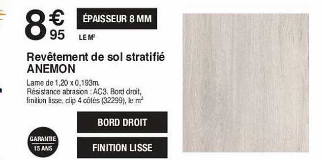 Revêtement De Sol Stratifié Anemon