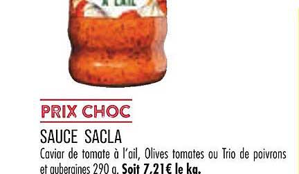 Sauce Sacla