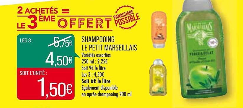 Shampooing Le Petit Marseillais