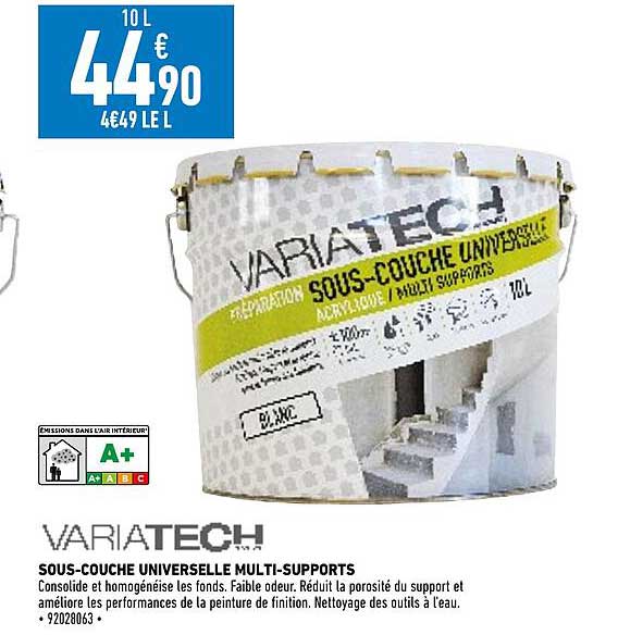 sous-couhe universelle multi-supports variatech