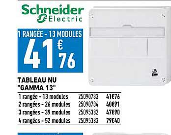 tableau nu "gamma 13" schneider electric