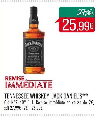 tennessee whiskey jack daniel's
