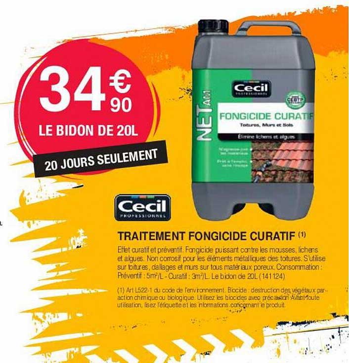 trautement fongicide curatif cecil