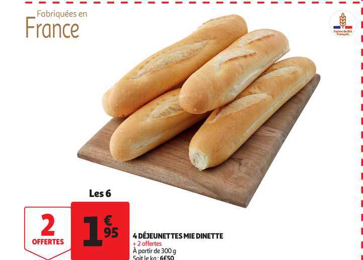 4 déjeunettes mie  dinette