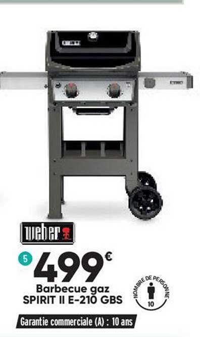 barbecue gaz spirit ii e-210 gbs weber