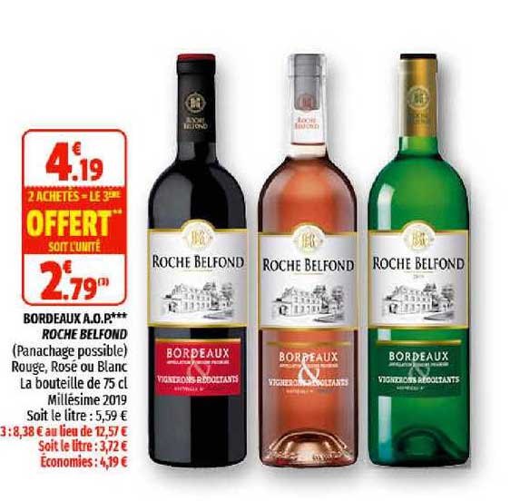 bordeaux a.o.p. roche belfond