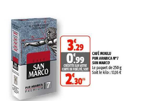 Café Moulu Pur Arabica N°7 San Marco