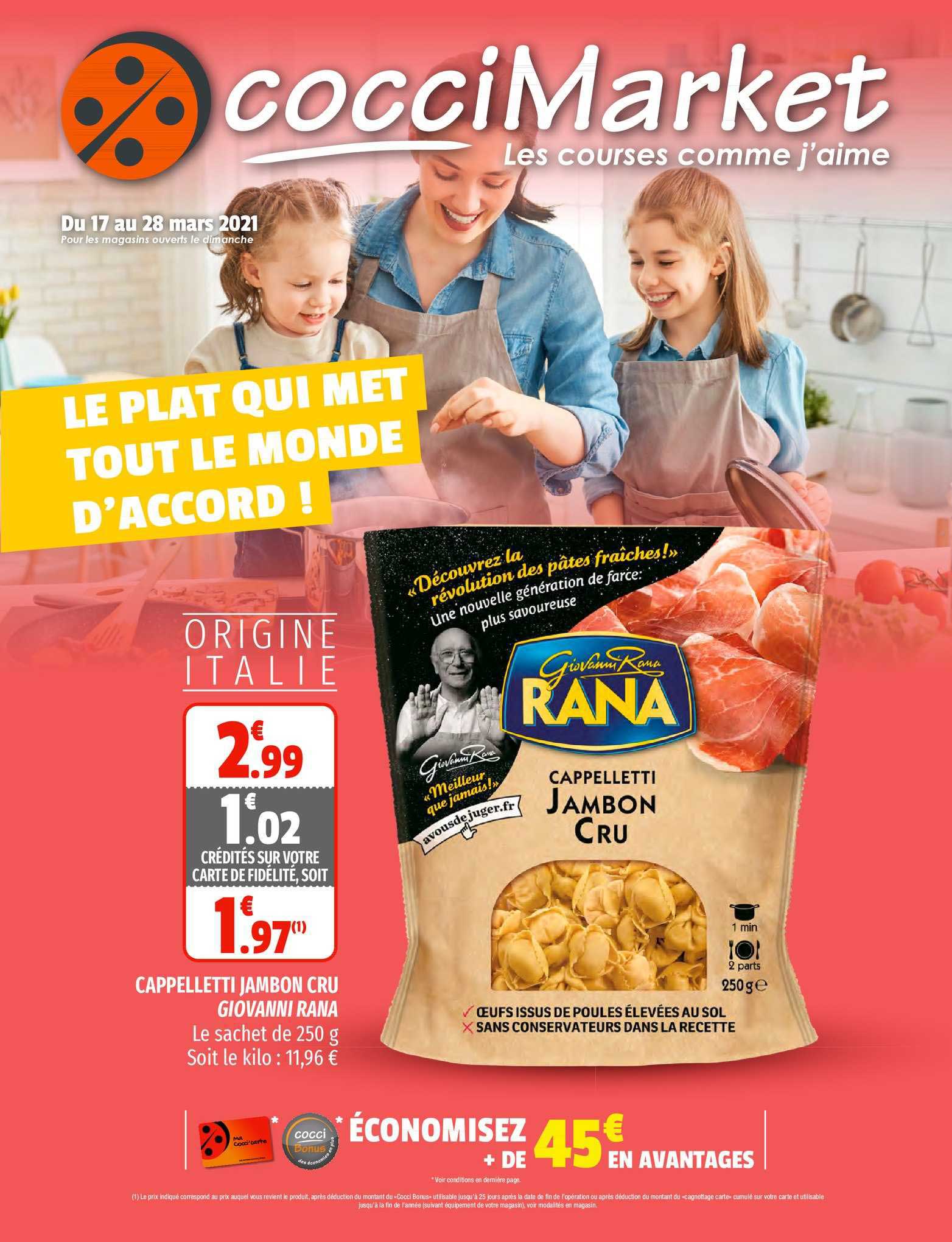 cappelletti jambon cru giovanni rana