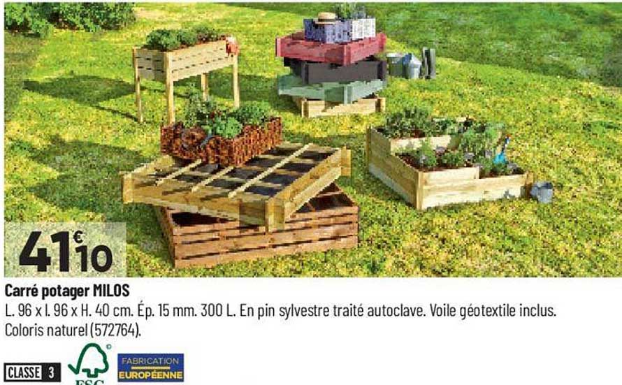 carré potager milos