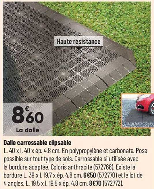 Dalle Carrossable Clipsable