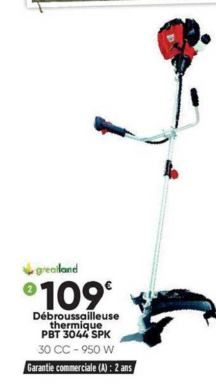 débroussailleuse thermique pbt 3044 greatland