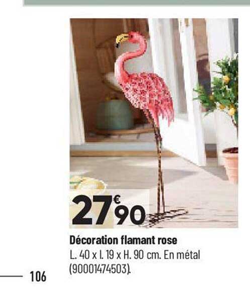 décoration flamant rose