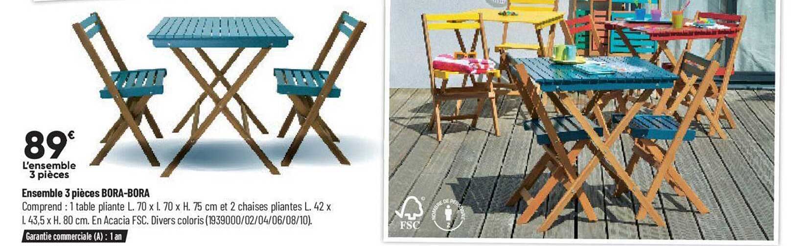 ensemble 3 pièces bora-bora