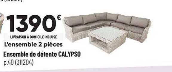 ensemble de détente calypso