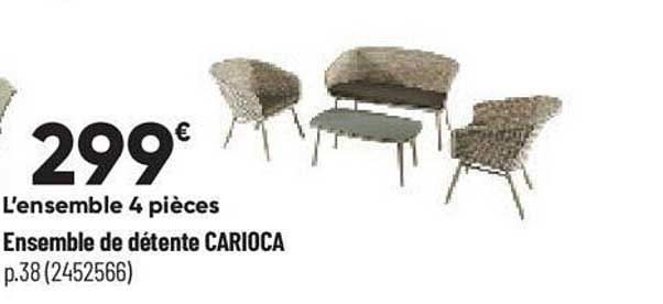 ensemble de détente carioca