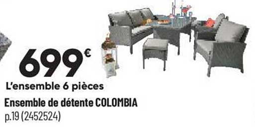 ensemble de détente colombia