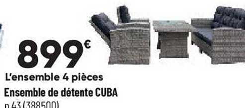 ensemble de détente cuba