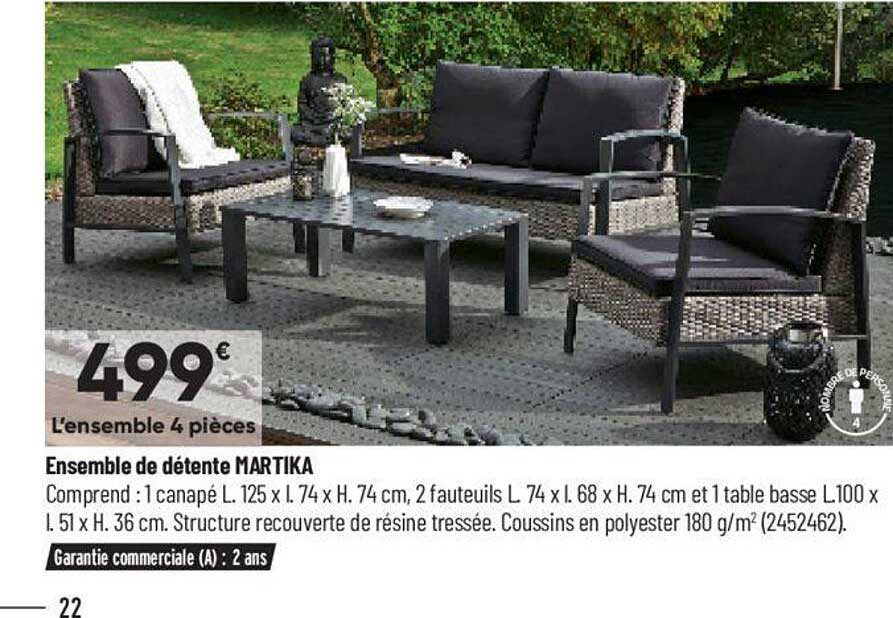 ensemble de détente martika