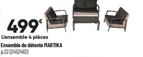 Ensemble De Détente Martika