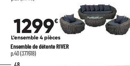 ensemble de détente river