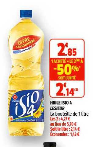 huile isio 4 lesieur
