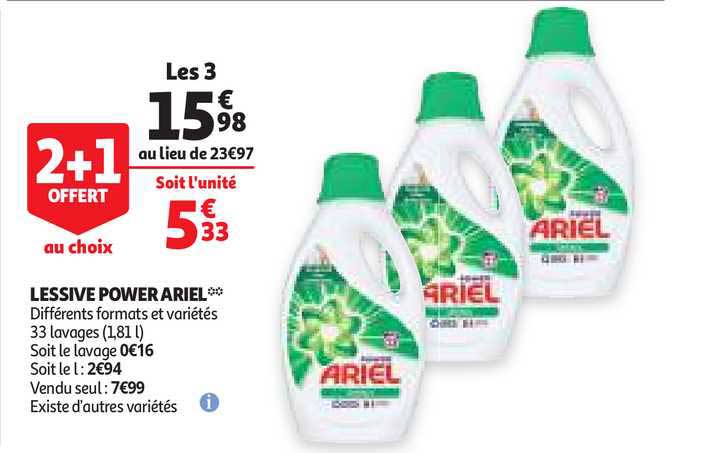 Lessive Power Ariel