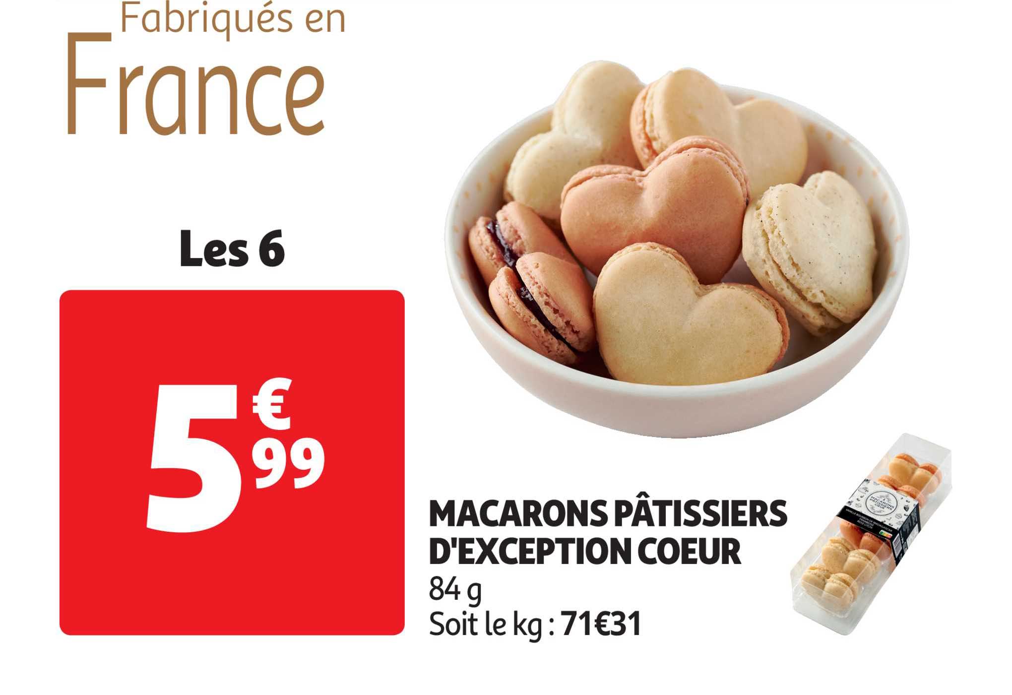 macarons pâtissiers d'exception cœur