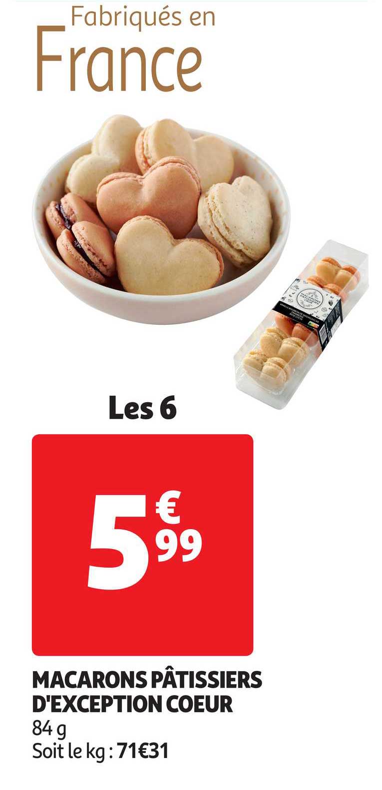 macarons pâtissiers d'exception cœur