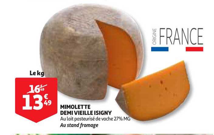 Mimolette Demi Vieille Isigny