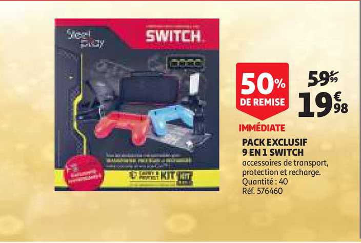 pack exclusif 9 en 1 switch