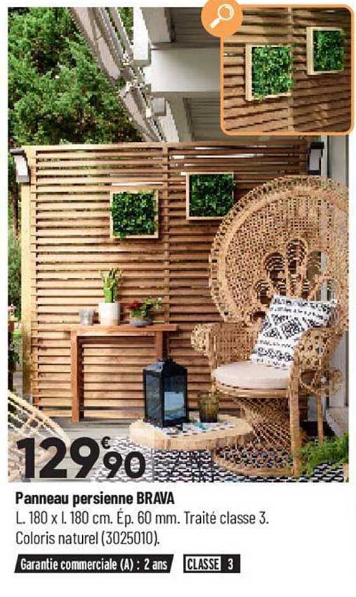 panneau persienne brava