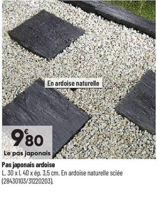 pas japonais ardoise