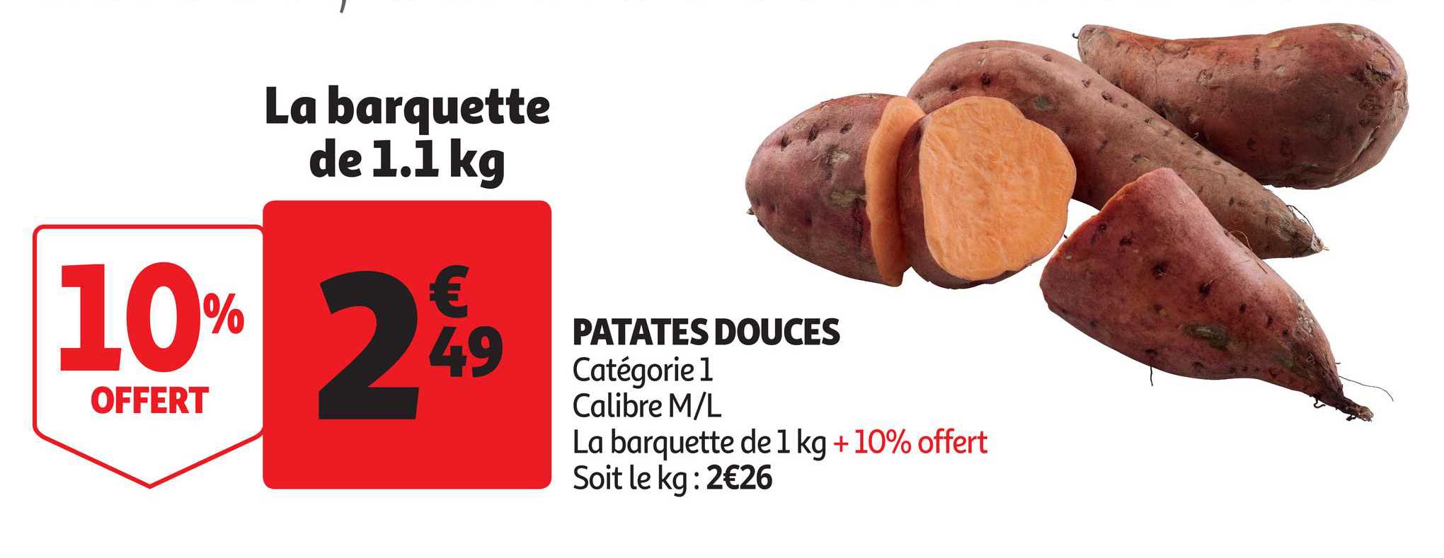 patates douces