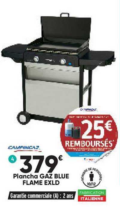 Plancha Gaz Blue Flame Exld