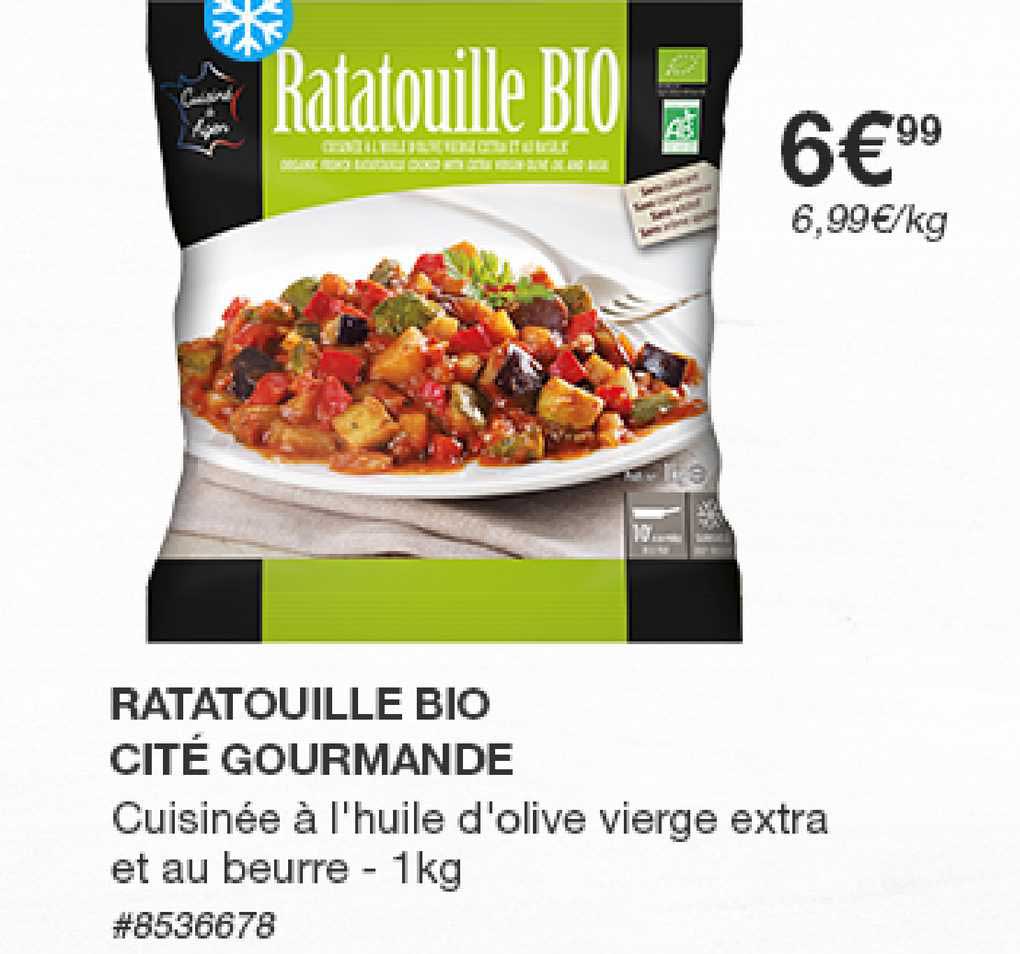 ratatouille bio cité gourmande