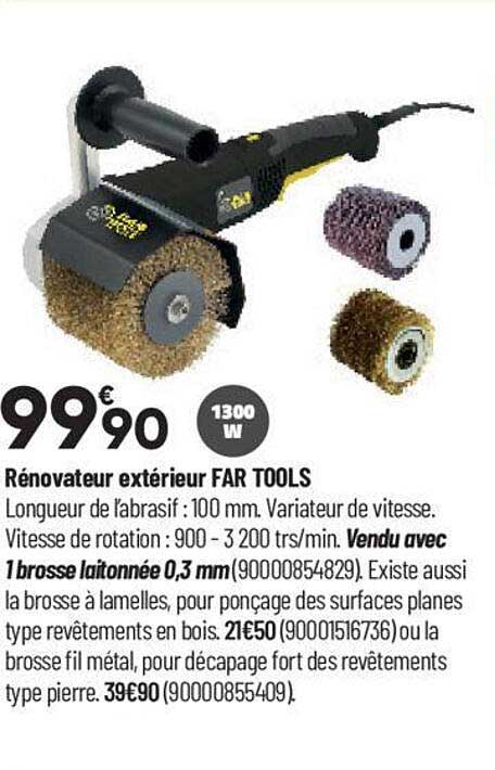 rénovateur extérieur far tools
