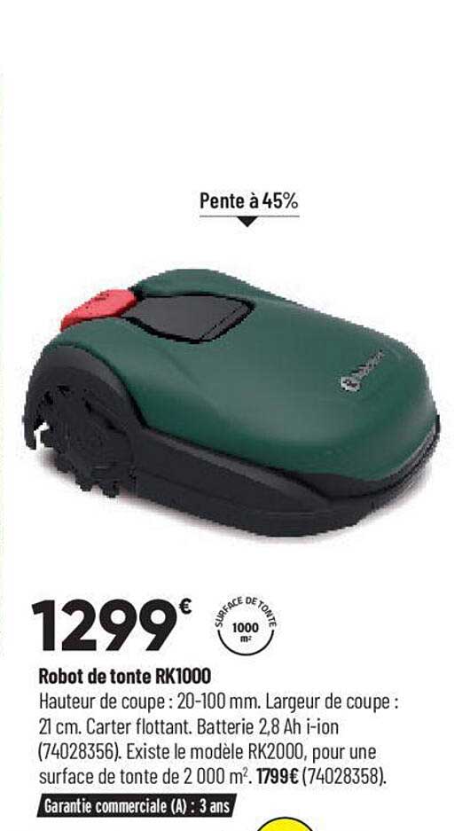 Robot De Tonte Rk1000