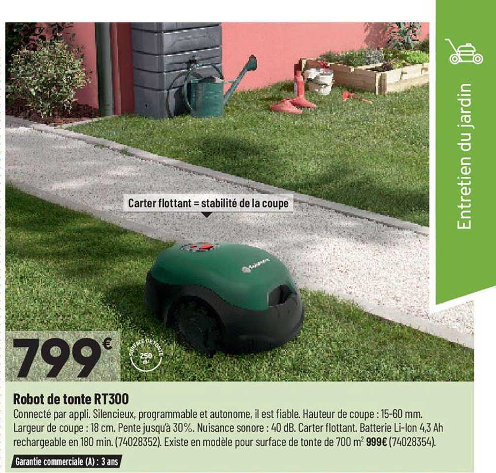 robot de tonte rt300