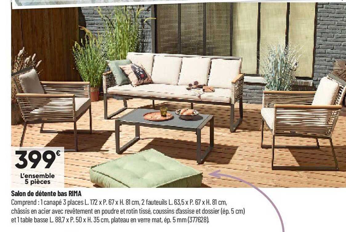 salon de détente bas rima