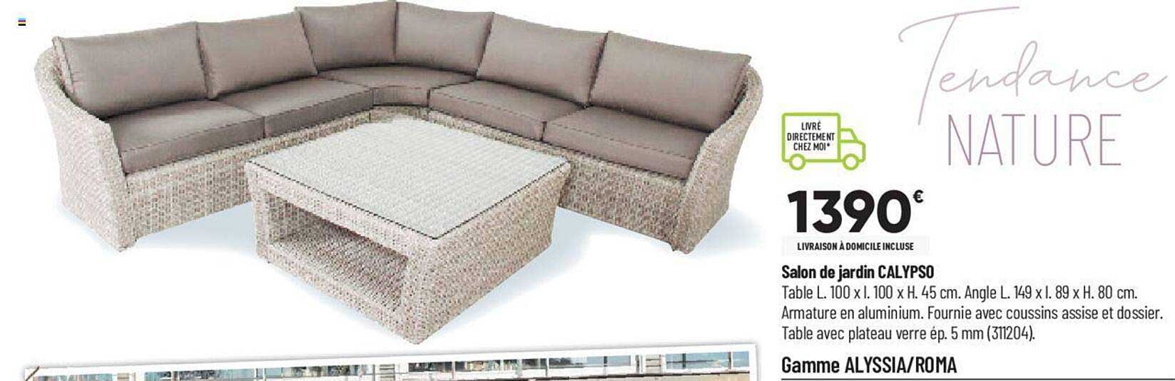 Salon De Jardin Calypso